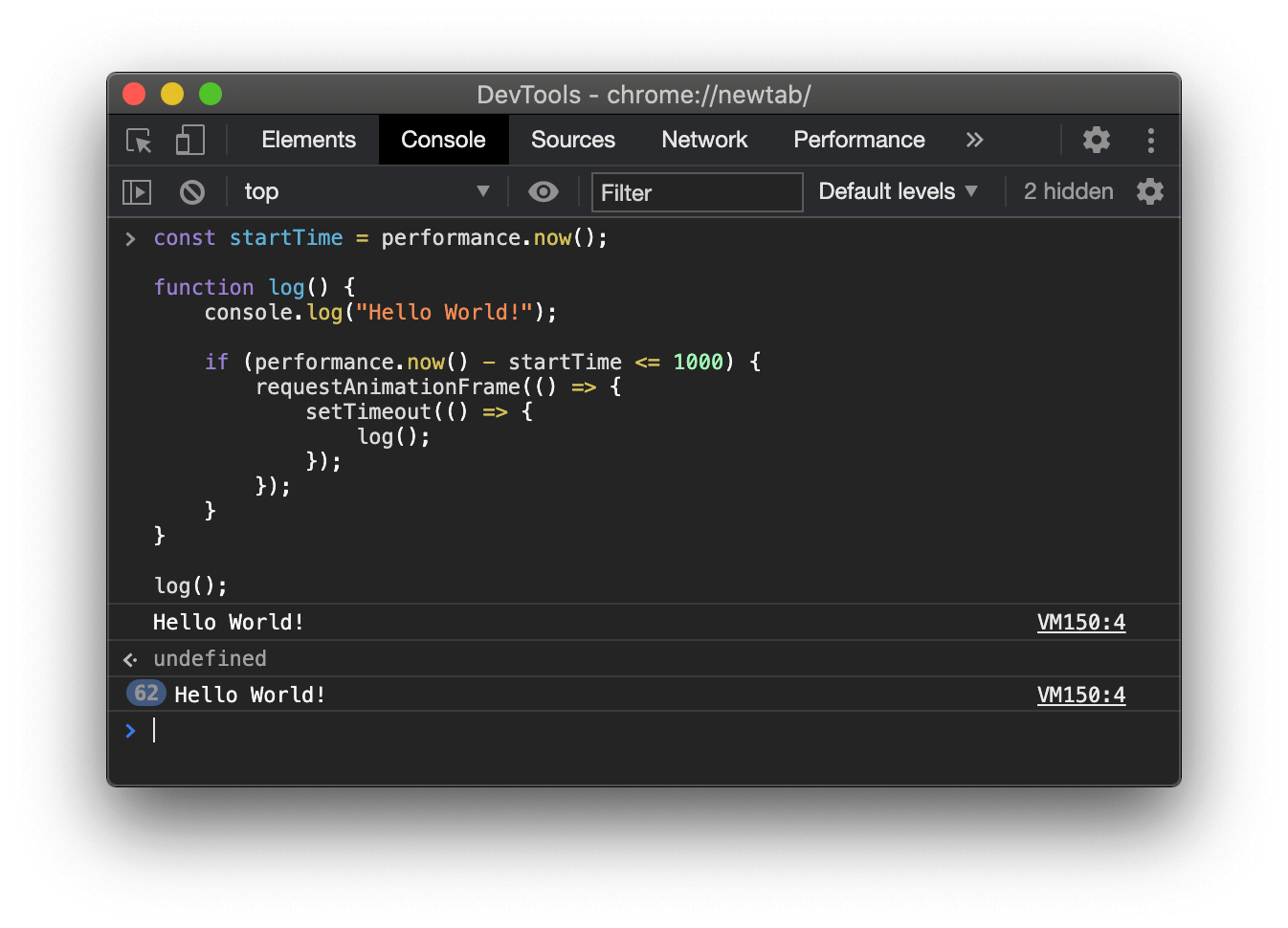 requestanimationframe 실행